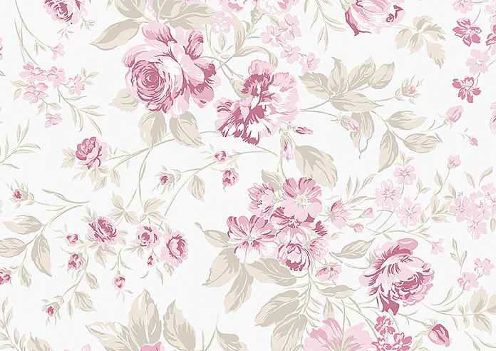 Shabby Chic by Rachel Ashwell Romantic Rose, Pink - Twist&Fit Roman Blind - Image 7
